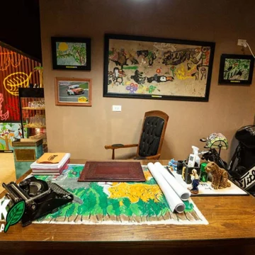 Intervenciones artísticas y rescate de materiales para la construcción de un salón de usos múltiples