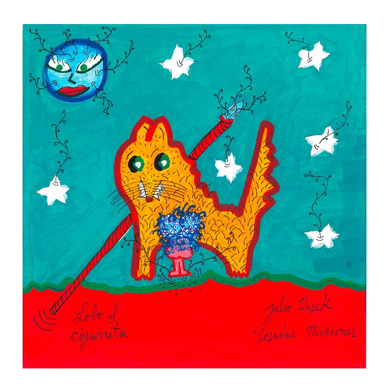 libro-el-monte-poema-lobo-y-cigarrita-escrito-e-ilustrado-por-julio-resek-arte-y-cultura-constructora-resek-posadas-misiones