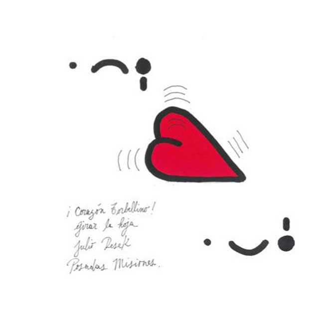 Ilustración “Corazón torbellino” del nuevo libro del ingeniero Julio Resek: “LA NOCHE”. La tercera obra que hace pública, una nueva producción con poemas, narraciones e ilustraciones. Arte y cultura. Constructora Resek. Posadas, Misiones
