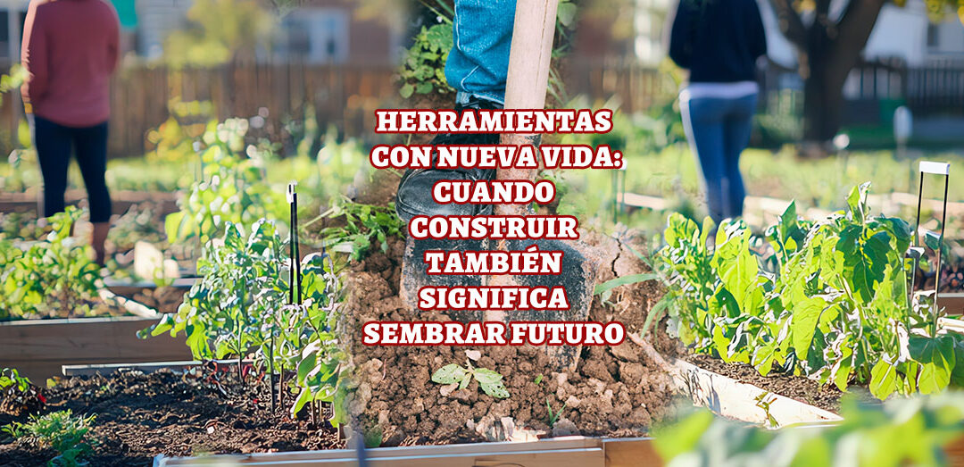 HERRAMIENTAS CON NUEVA VIDA: CUANDO CONSTRUIR TAMBIÉN SIGNIFICA SEMBRAR FUTURO