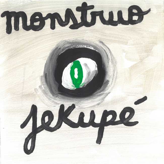 Ilustración del libro de poemas 'EL MONSTRUO' de Julio Resek. Poema: El Monstruo. Parte de la colección Arte y Cultura de Constructora Resek.