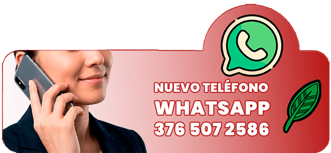 Imagen informativa con el nuevo teléfono de contacto +54 9 376 507 2586 para atención al cliente de CONSTRUCTORA RESEK. Posadas, Misiones