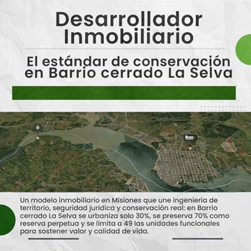 Desarrollador Inmobiliario en Misiones: El Estándar de Conservación en Barrio La Selva
