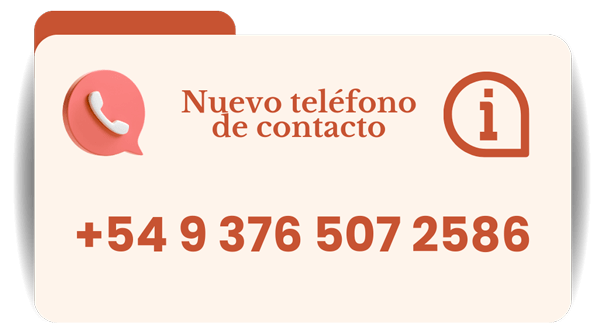Nuevo teléfono de contacto +54 9 376 507 2586 de Constructora Resek