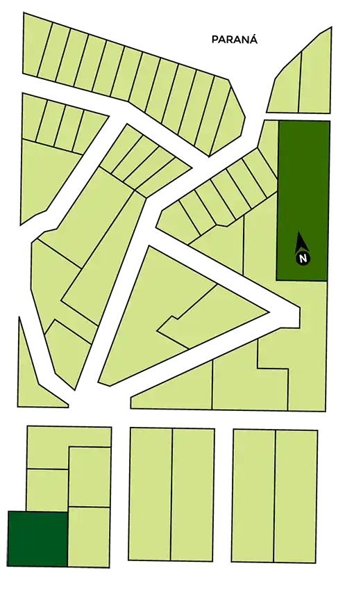 Plano general de unidades funcionales · Barrio Cerrado La Selva · Candelaria, Misiones · 49 lotes · río Paraná al norte